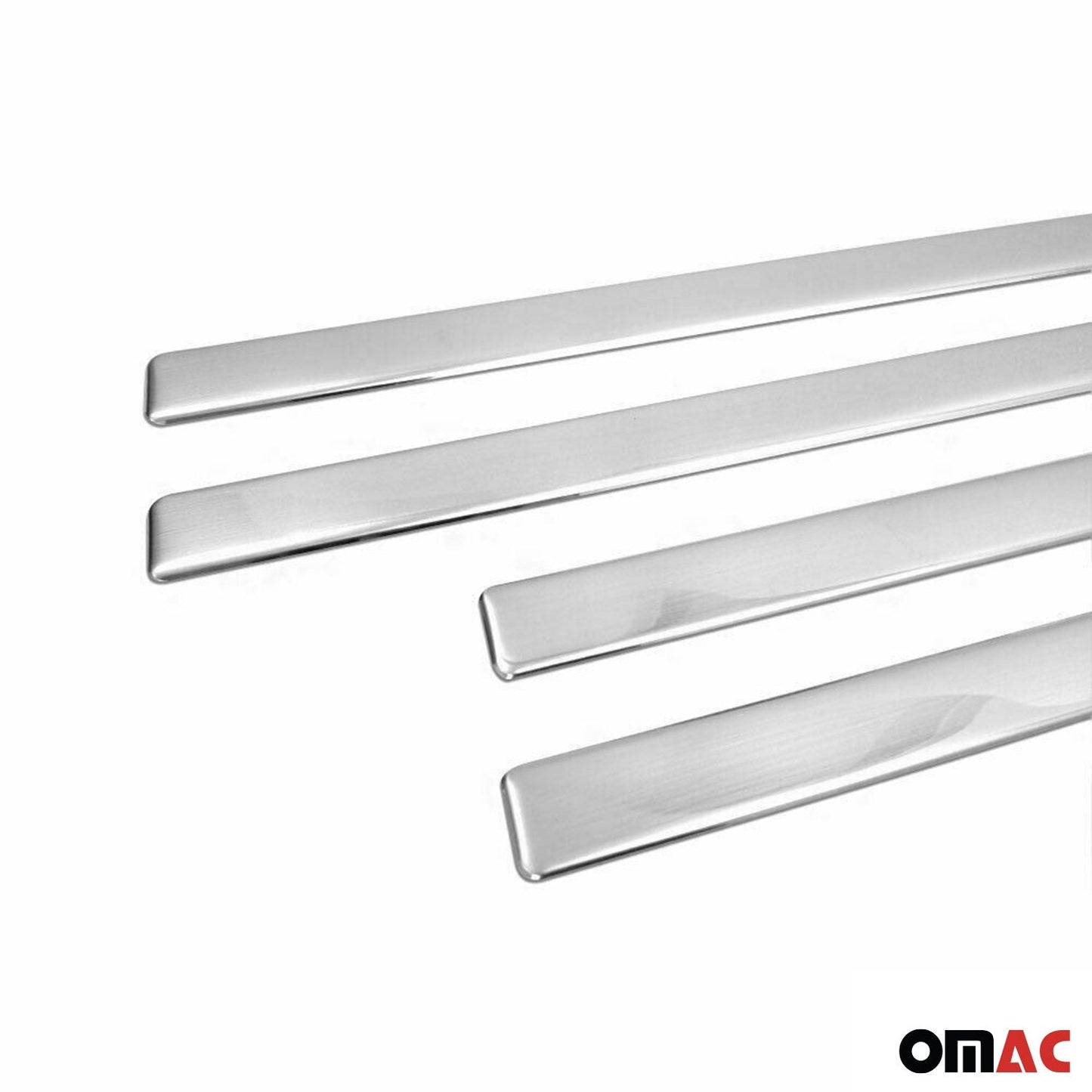 OMAC Door Sill Scuff Plate Scratch Protector for Peugeot 5008 2017-2024 Gloss 4 Pcs 5727091N