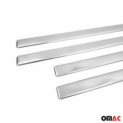 OMAC Door Sill Scuff Plate Scratch Protector for Peugeot 5008 2017-2024 Gloss 4 Pcs 5727091N