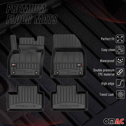 2019-2026 Volvo XC40 Premium Floor Mats Liners Full Set All Weather Heavy Duty