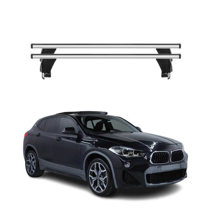 2018-2023 BMW X2 F39 Roof Rack Cross Bars Silver