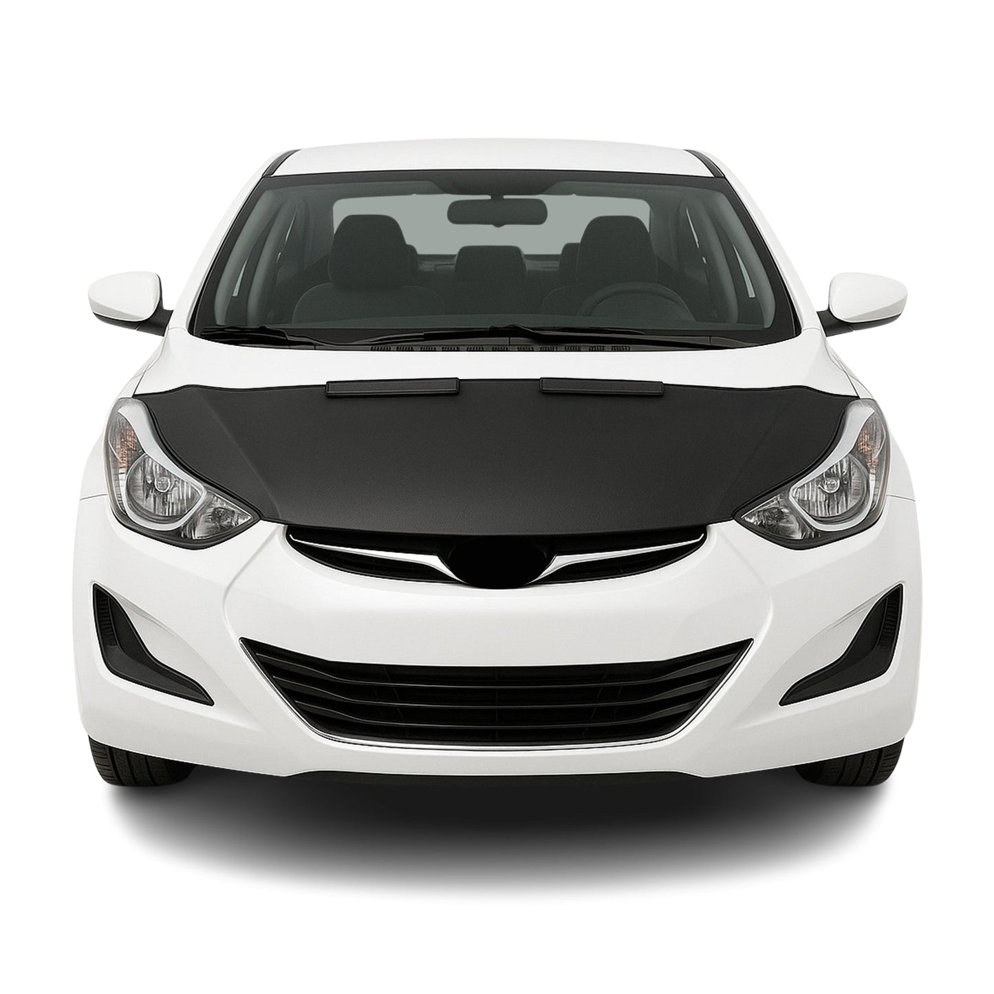 2011-2016 Hyundai Elantra Car Bonnet Mask Hood Bra Black 1 Pc