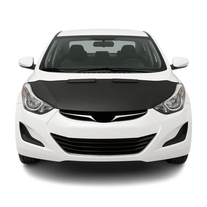 2011-2016 Hyundai Elantra Car Bonnet Mask Hood Bra Black 1 Pc