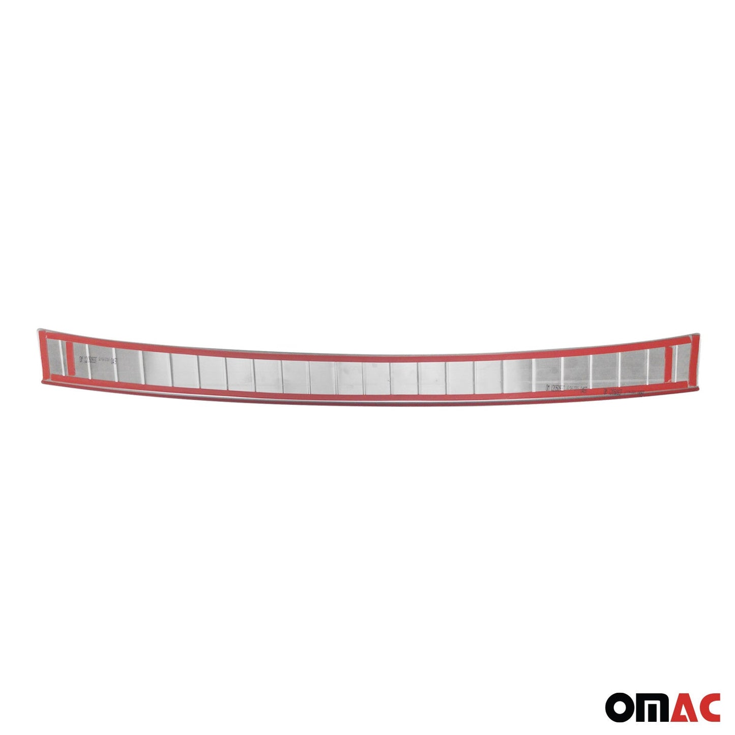 OMAC Fits BMW X1 E84 Facelift 2013-2015 Brushed Chrome Rear Bumper Guard Protector 1205093T
