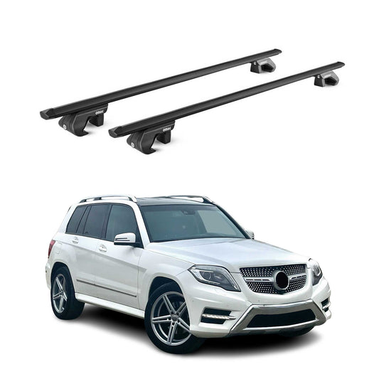 2009-2015 Mercedes GLK Class X204 Roof Rack Cross Bars Black