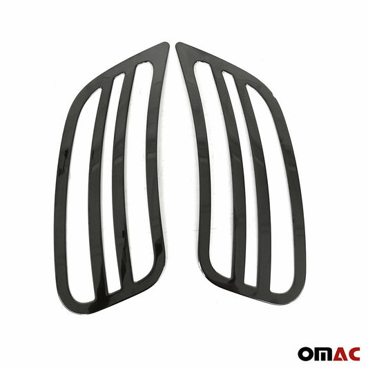 OMAC Front Bumper Grill Trim for Mercedes Sprinter W907 910 2019-2024 Steel Dark 2x 4745088B
