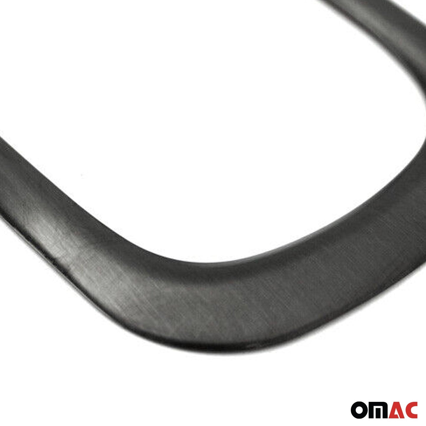 2015-2018 Jeep Renegade Rear Reflector Lamp Rim Frame Brushed Dark Steel