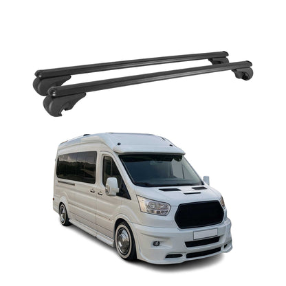 2015-2025 Ford Transit E-Transit Roof Rack Cross Bars Black