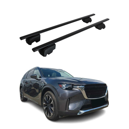 2024-2025 Mazda CX-90 Roof Rack Cross Bars Black