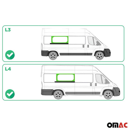 2014-2025 RAM ProMaster Window Glass Fit Kit Mid Right Sliding Door L3 L4