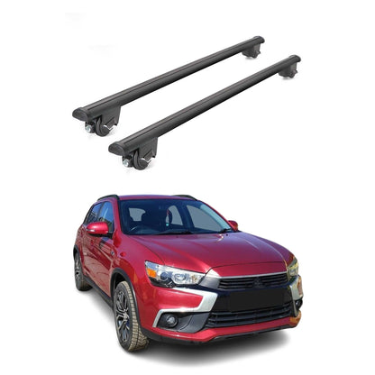 2014-2024 Mitsubishi Outlander Sport Roof Rack Cross Bars Black