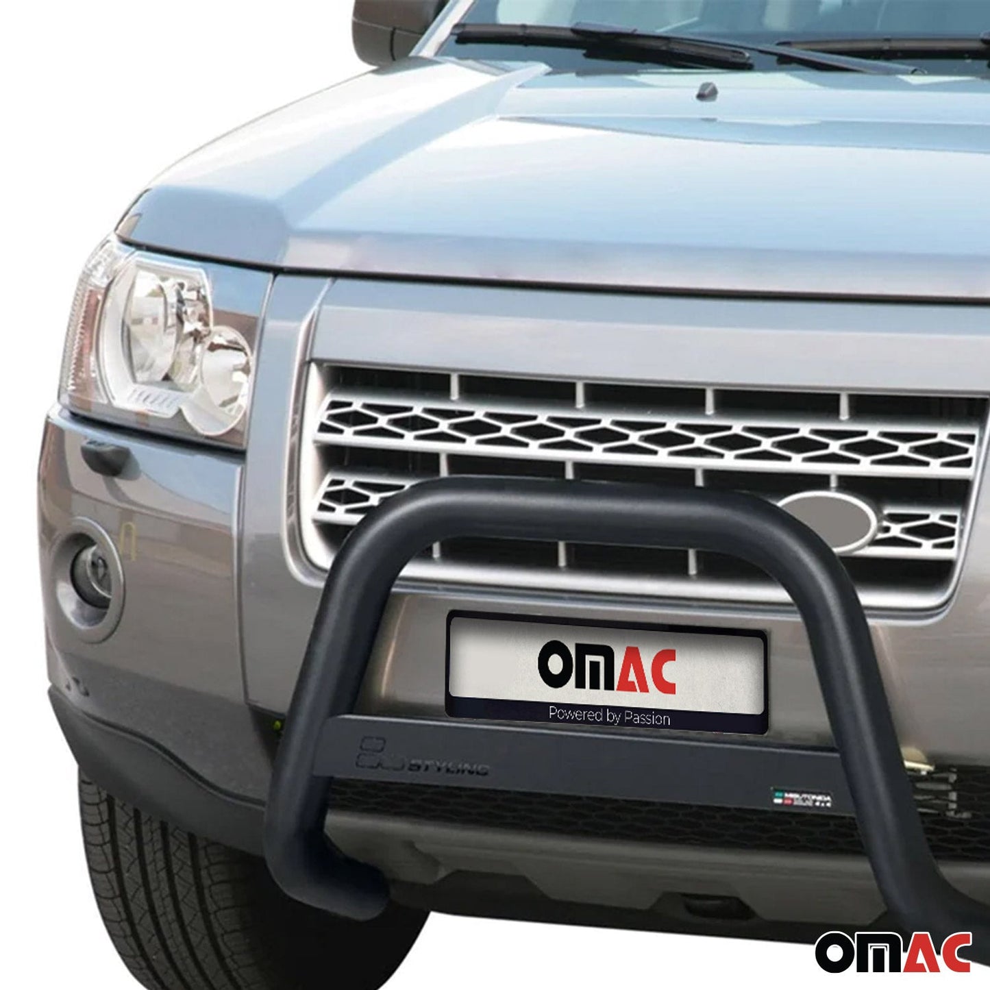 OMAC For Land Rover LR2 2007-2015 Black Bull Bar Front Bumper Grill 6003MSBB091B