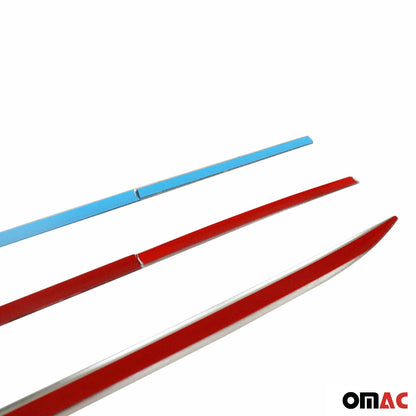 OMAC Fits Mercedes A-Class 2013-2018 Chrome Side Door Trim Streamer S.Steel 4 Pcs U005868