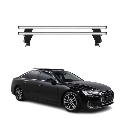 2019-2024 Audi A6 Sedan Roof Rack Cross Bars Luggage Carrier 2 Pcs