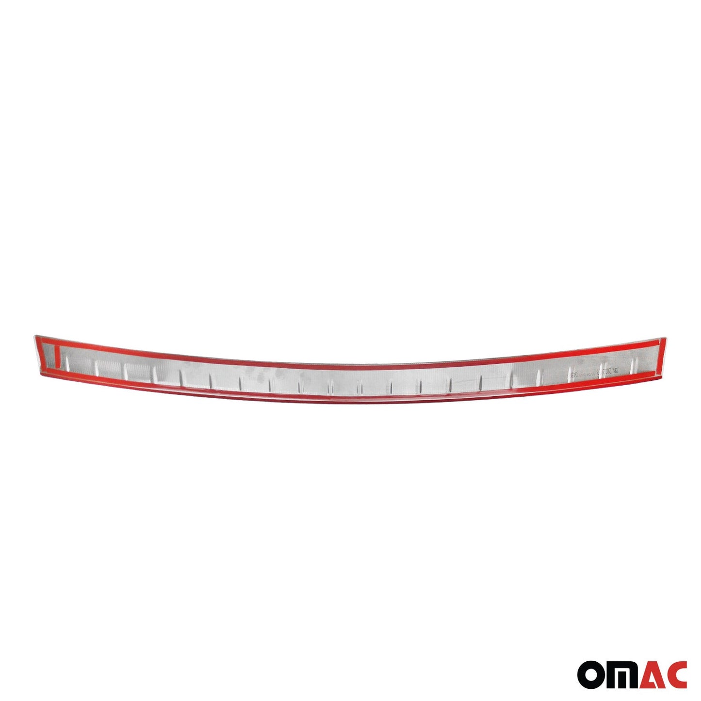 OMAC Rear Bumper Guard For Dacia Dokker 2012-2021 Chrome Trunk Sill Protector Brushed 2022093T