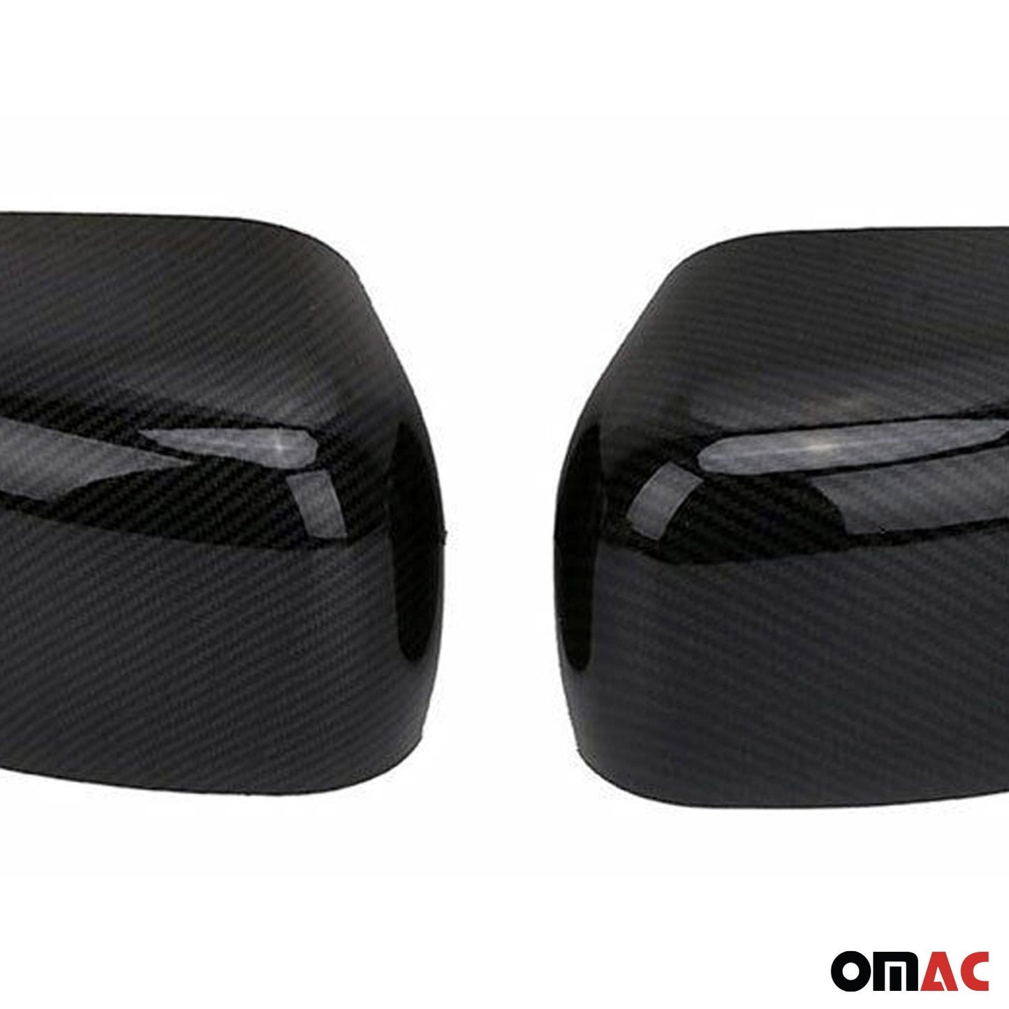 2015-2024 Jeep Renegade Side Mirror Cover Caps Carbon Fiber Black 2 Pcs