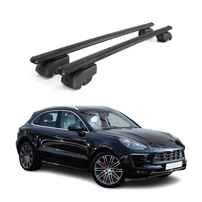 2015-2025 Porsche Macan Roof Rack Cross Bars Black