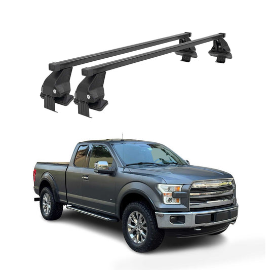 2017-2022 Ford F-250 Roof Rack Cross Bars Black