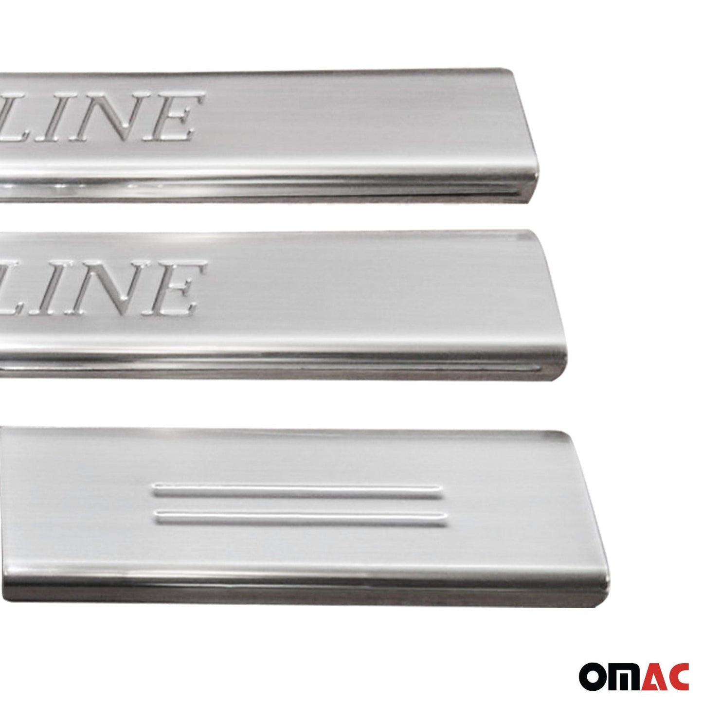 OMAC Door Sill Scuff Plate Scratch for Land Rover Range Rover 2013-2017 Steel 4x 6002091