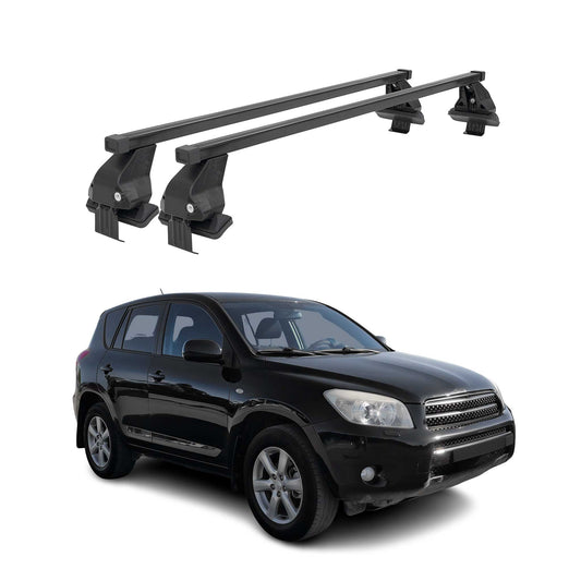 2006-2012 Toyota RAV4 Roof Rack Cross Bars Black