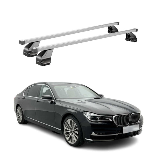 2015-2022 BMW 7 Series G11 / G12 Roof Rack Cross Bars Silver