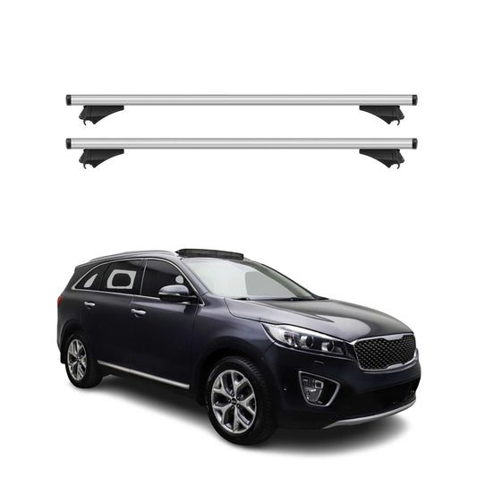 2014-2018 Kia Sorento Roof Rack Cross Bars Silver