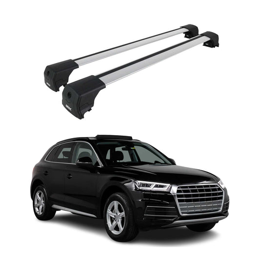 2018-2025 Audi Q5 Roof Rack Cross Bars Silver
