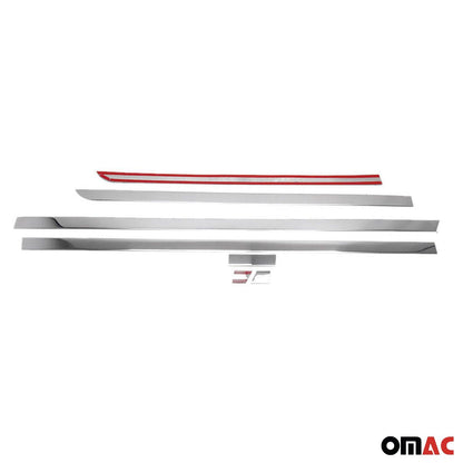 OMAC For Mercedes Metris 2016-2023 Chrome Side Door Trim Double Sliding Door S.Steel 4733132