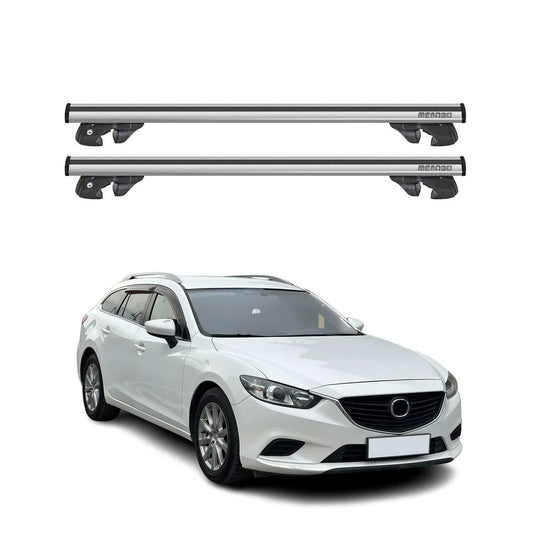 2014-2021 Mazda 6 Roof Rack Cross Bars Silver