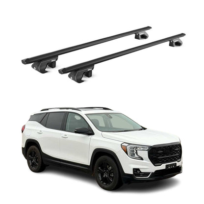 2018-2024 GMC Terrain Roof Rack Cross Bars Black Luggage Carrier 2 Pcs