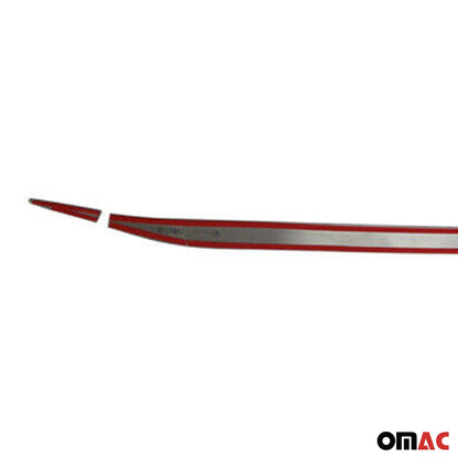 2015-2018 Jeep Renegade Rear Trunk Molding Trim for Jeep Renegade 2015-2018 Steel Silver 3 Pcs