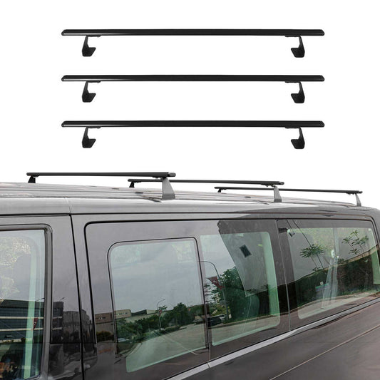 2016-2023 Mercedes Metris Fix Points Roof Racks Cross Bar Black 3 Pcs
