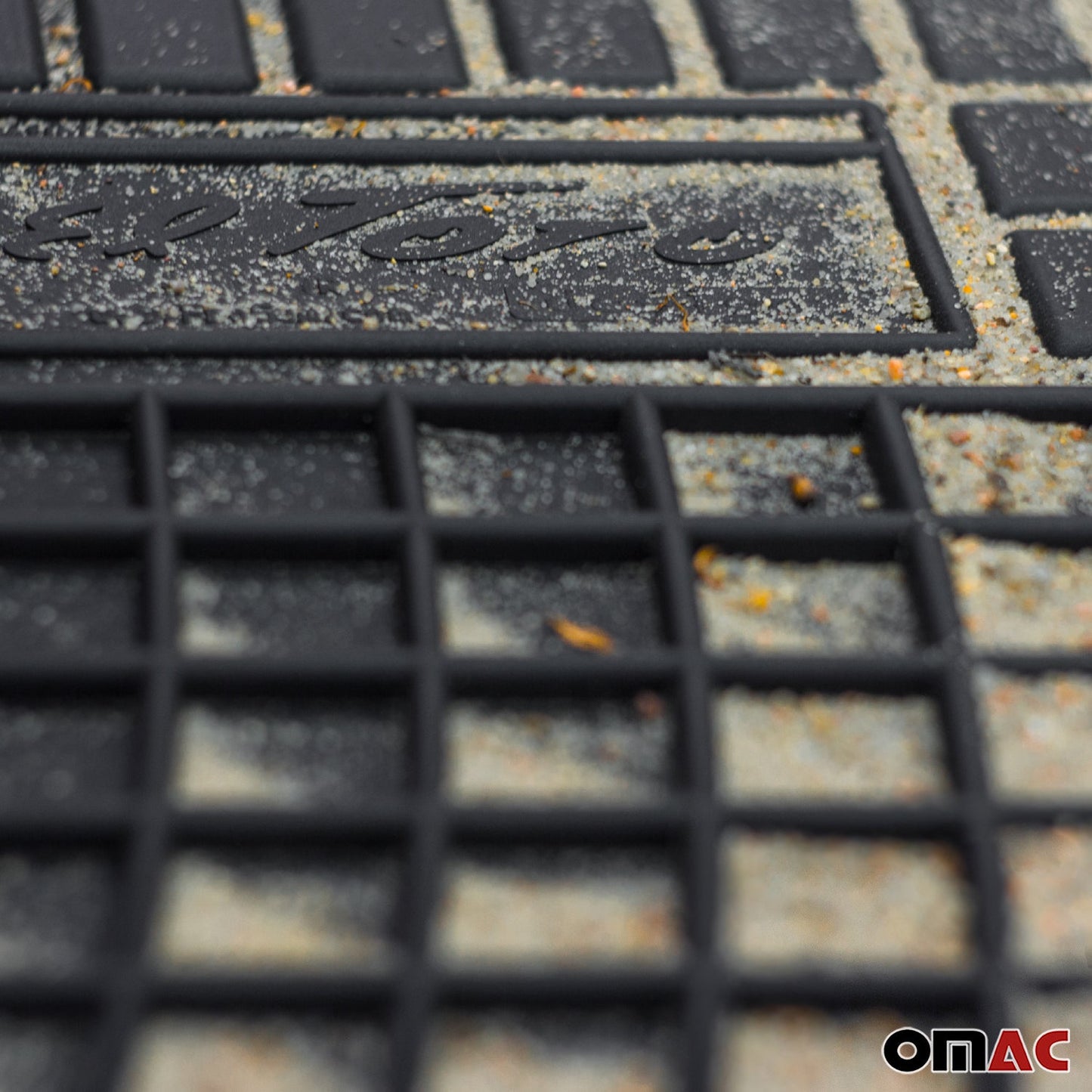 OMAC OMAC Floor Mats Liner for Lexus IS 2014-2024 Black Rubber All-Weather 4 Pcs '4308485