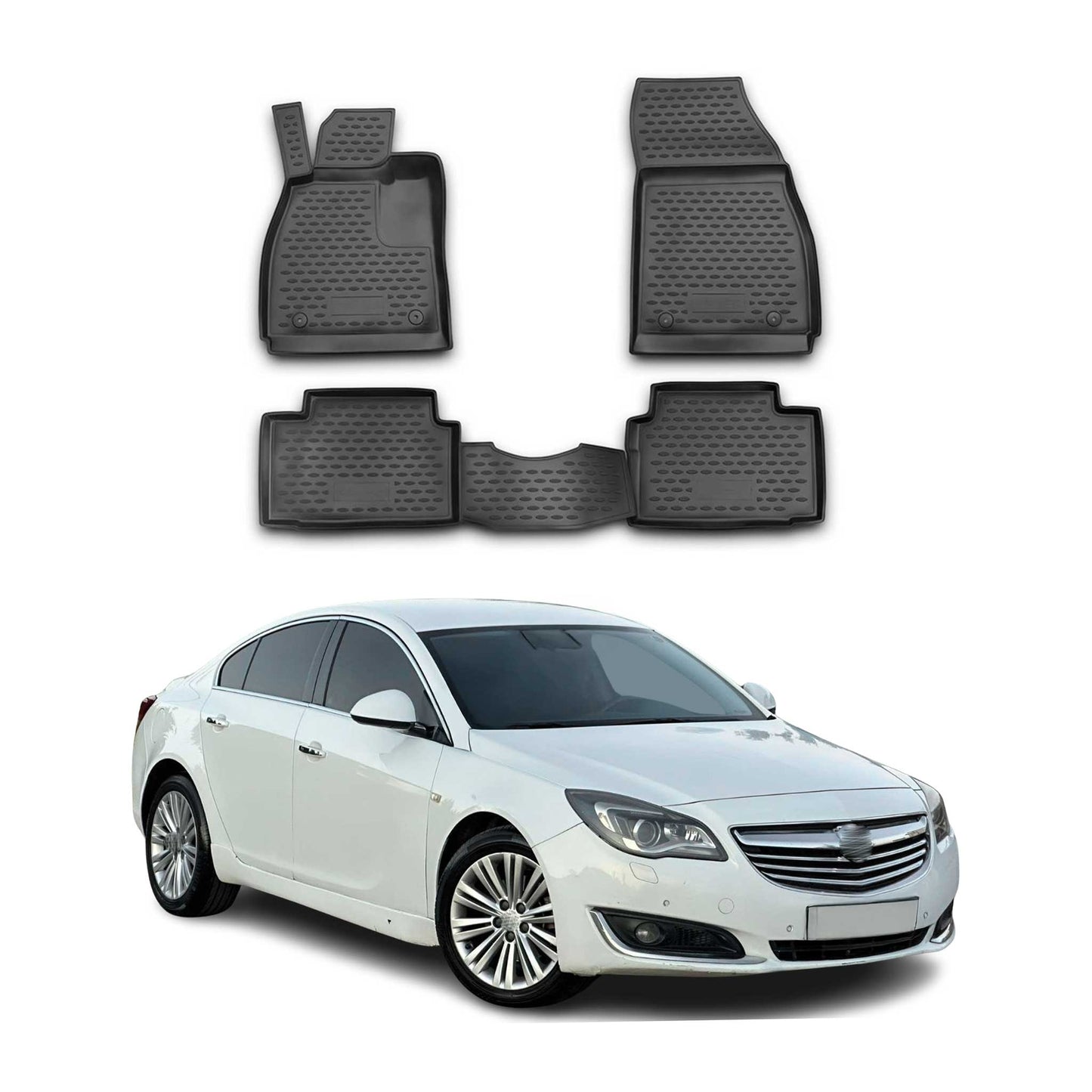 2011-2017 Buick Regal Floor Mats Liners Full Set All Weather Black