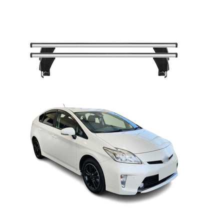 2010-2015 Toyota Prius Roof Rack Cross Bars Silver