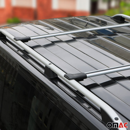 OMAC Roof Rack Cross Bars Luggage Carrier for Jeep Renegade 2015-2018 Gray,Silver 1708928