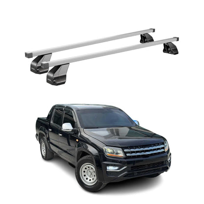 2010-2020 VW Amarok Roof Rack Cross Bars Silver