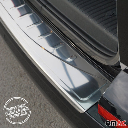 OMAC Chrome Rear Bumper Guard For BMW 5 Series F11 2010-2011 Trunk Sill Cover S.Steel 1218095