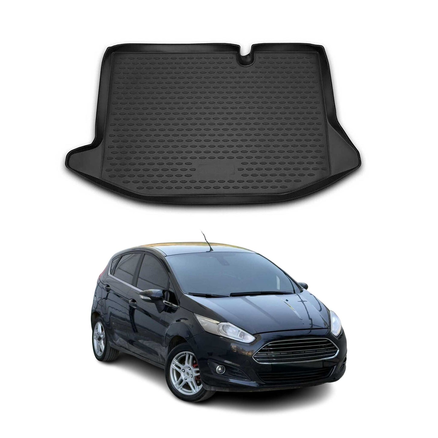 2011-2019 Ford Fiesta Cargo Liner Trunk Mat All Weather 5Door Black