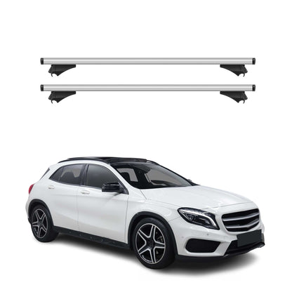 2015-2019 Mercedes GLA Class X156 Roof Rack Cross Bars Silver