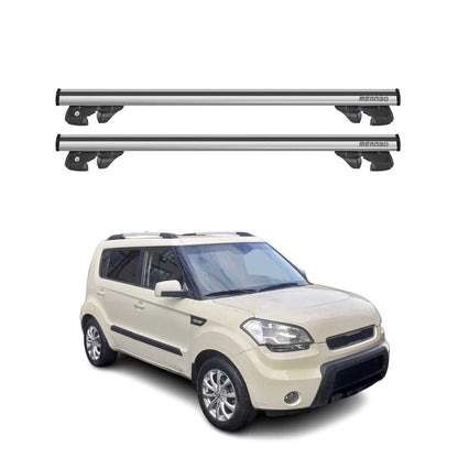 2010-2013 Kia Soul Roof Rack Cross Bars Silver