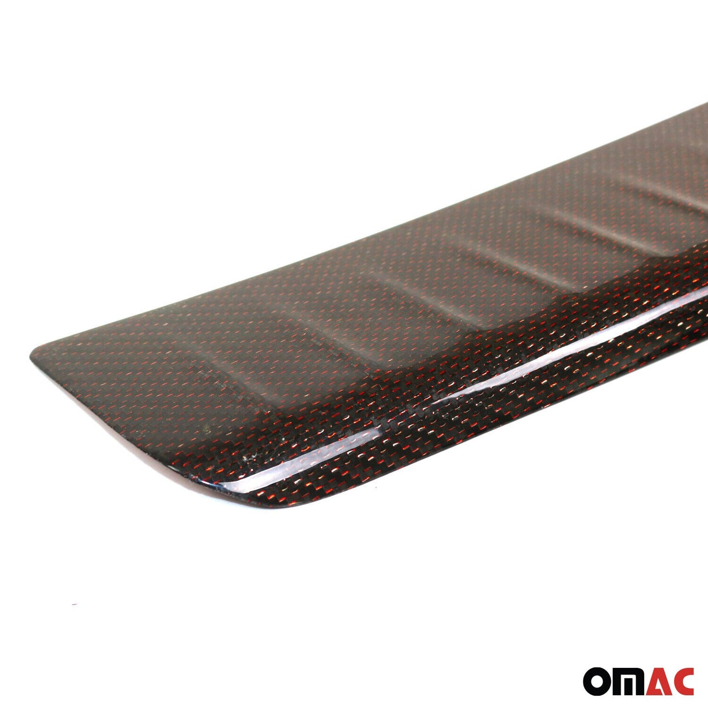OMAC Rear Bumper Sill Cover Guard for VW T5 Transporter 2010-2015 Carbon Fiber Red 7522095CR