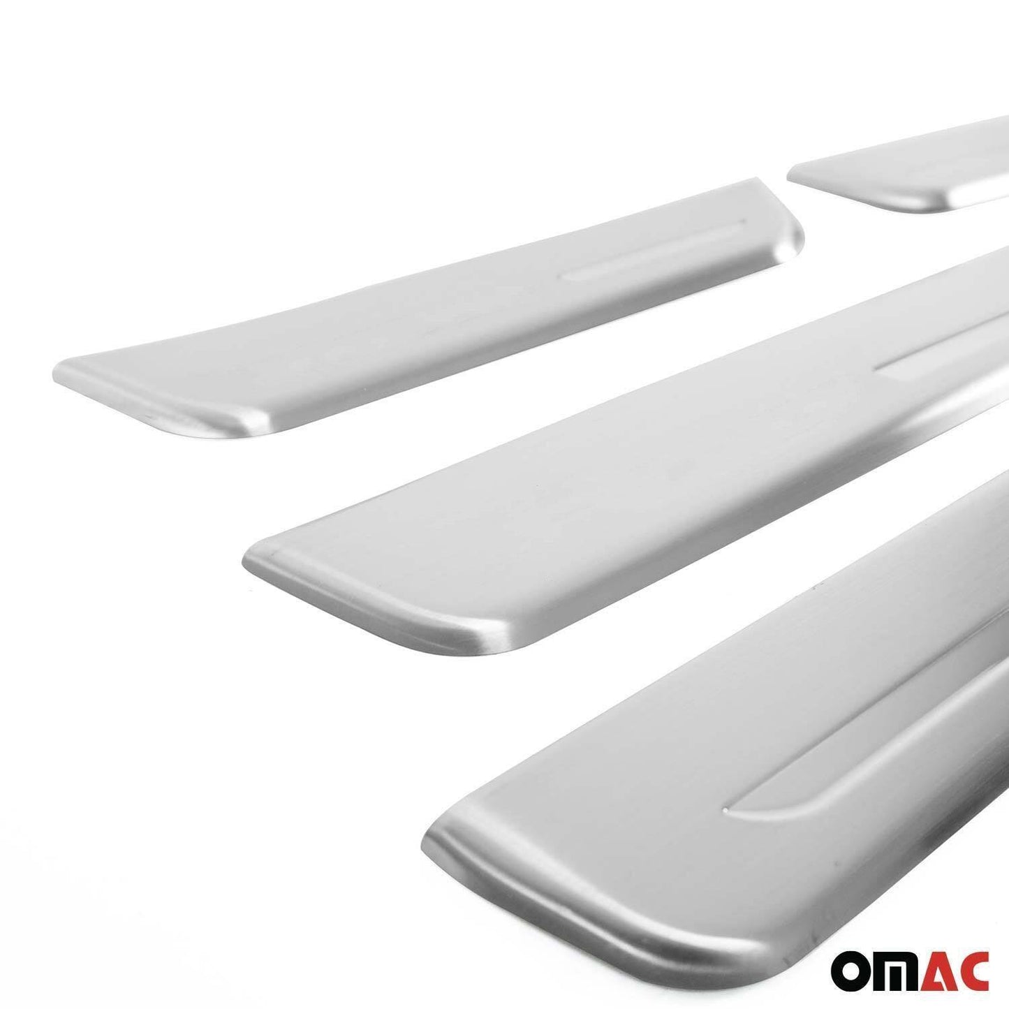 OMAC Door Sill Scuff Plate Scratch Protector for Hyundai Tucson 2016-2021 Steel 4x 3224091