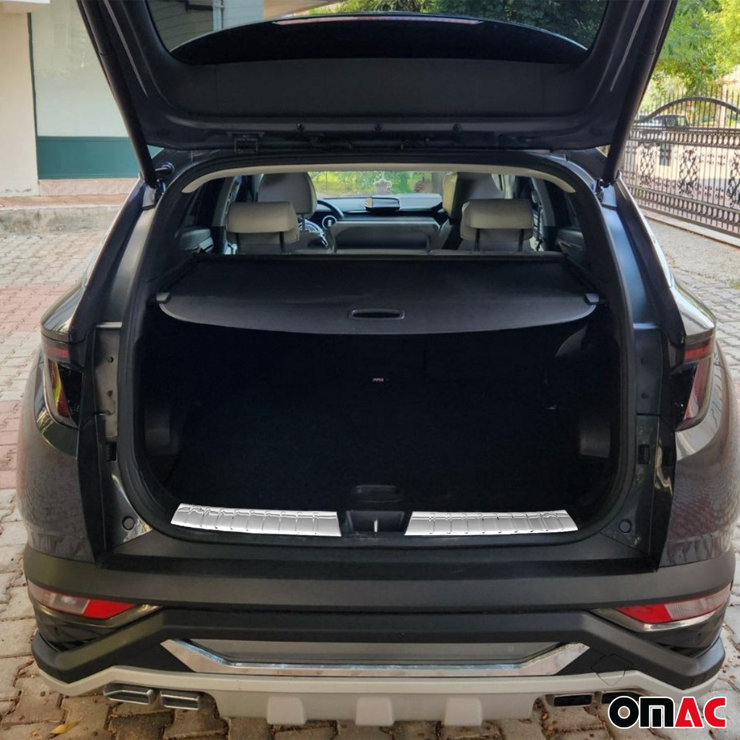 2022-2026 Hyundai Tucson Trunk Sill Cover Bumper Guard Protector 2Pcs Stainless Steel