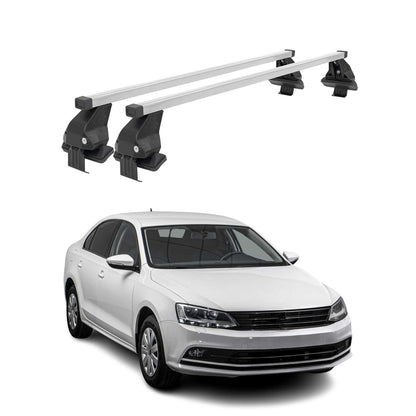 2011-2018 VW Jetta A6 Roof Rack Cross Bars Silver