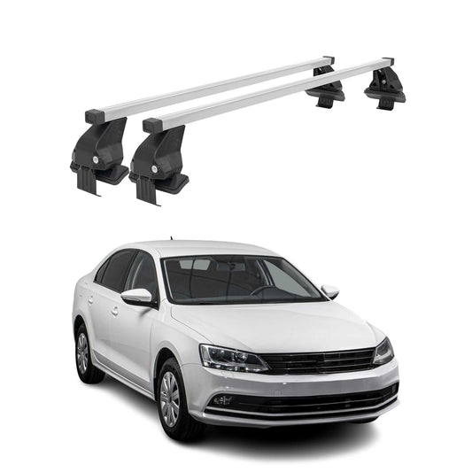 2011-2018 VW Jetta A6 Roof Rack Cross Bars Silver