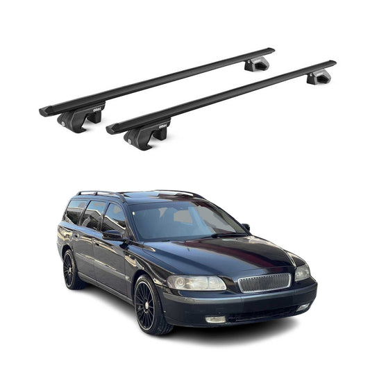 2001-2007 Volvo V70 Roof Rack Cross Bars Luggage Carrier 2 Pcs
