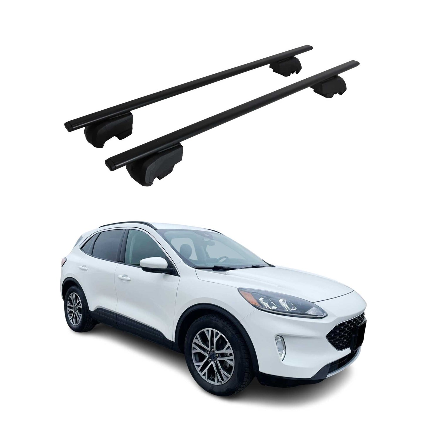2020-2025 Ford Escape Roof Rack Cross Bars Black