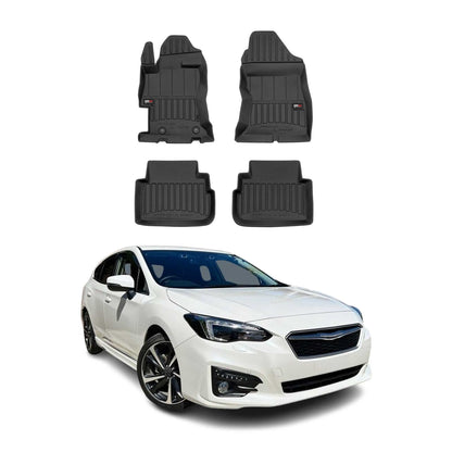 2017-2023 Subaru Impreza Premium Floor Mats Liners Full Set All Weather Heavy Duty