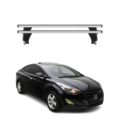 2011-2016 Hyundai Elantra Sedan Roof Rack Cross Bars Silver