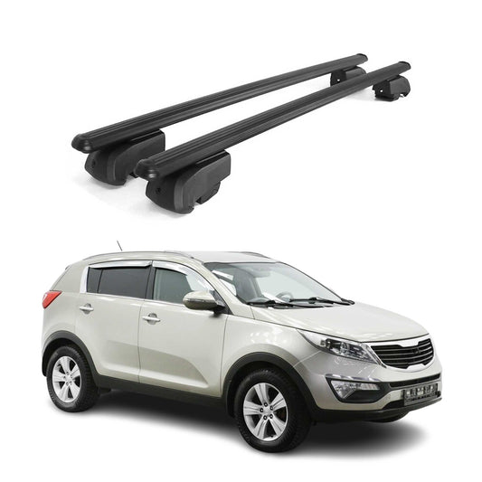 2011-2016 Kia Sportage Roof Rack Cross Bars Black